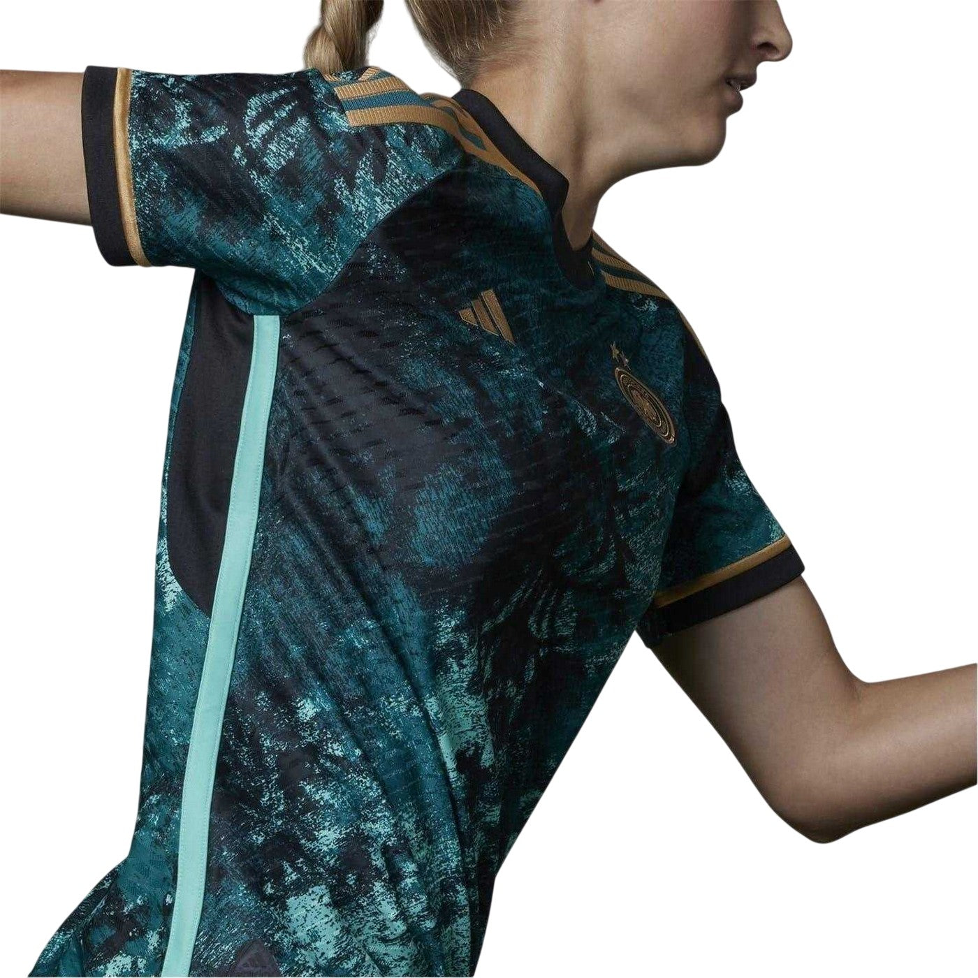 Teal - Side - Germany DFB Womens-Ladies 2023 Adidas Jersey