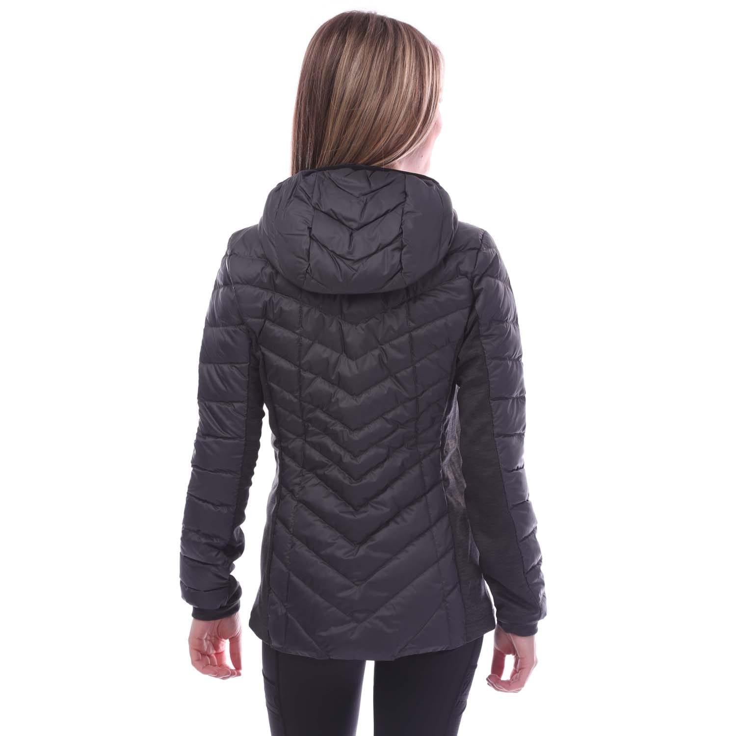 Grey-Black - Back - Berghaus Womens-Ladies Tephra Down Reflective Padded Jacket