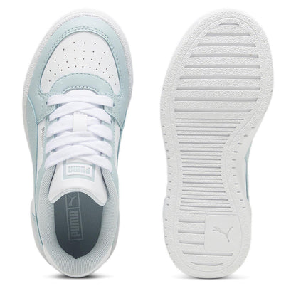White-Blue - Side - Puma Childrens-Kids Ca Pro Classic Low Trainers