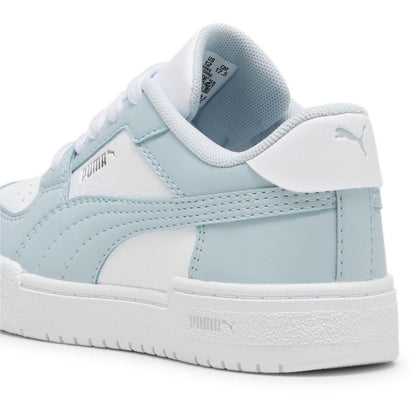 White-Blue - Pack Shot - Puma Childrens-Kids Ca Pro Classic Low Trainers