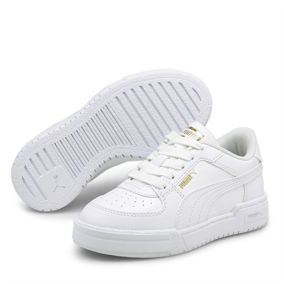 White - Front - Puma Childrens-Kids Ca Pro Classic Low Trainers
