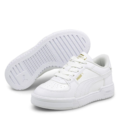 White - Front - Puma Childrens-Kids Ca Pro Classic Low Trainers