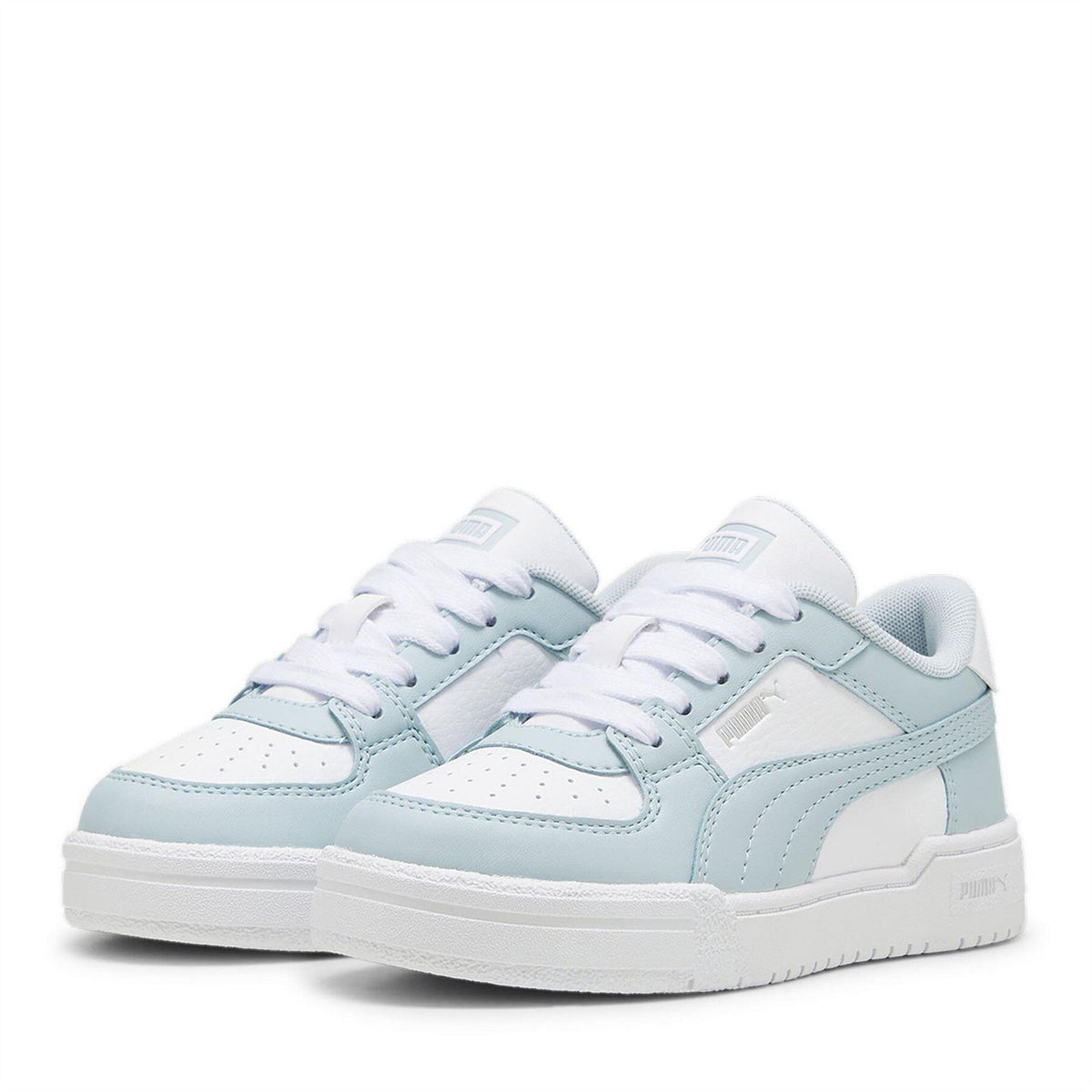 White-Blue - Front - Puma Childrens-Kids Ca Pro Classic Low Trainers