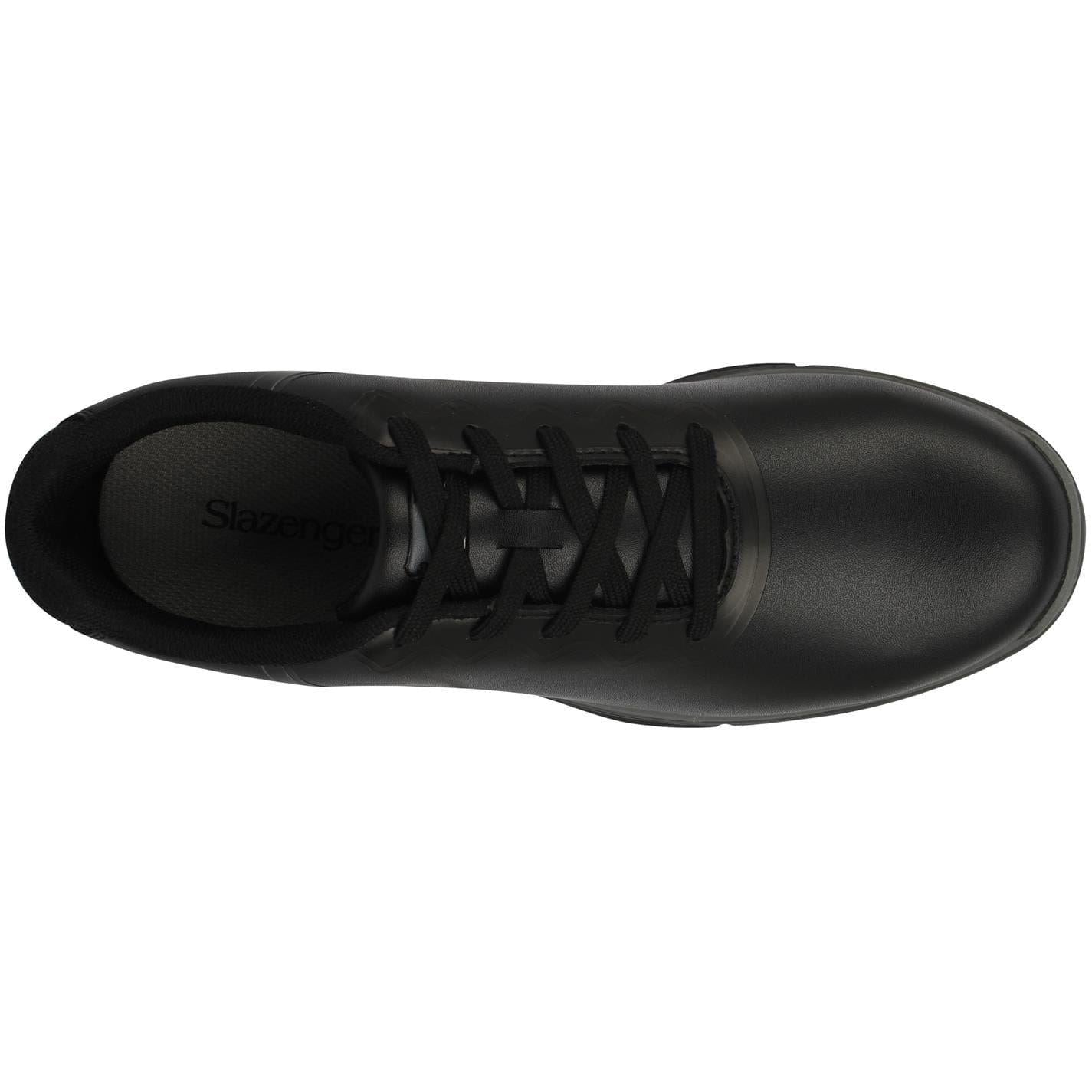 Black - Lifestyle - Slazenger Mens V100 Spiked Golf Shoes