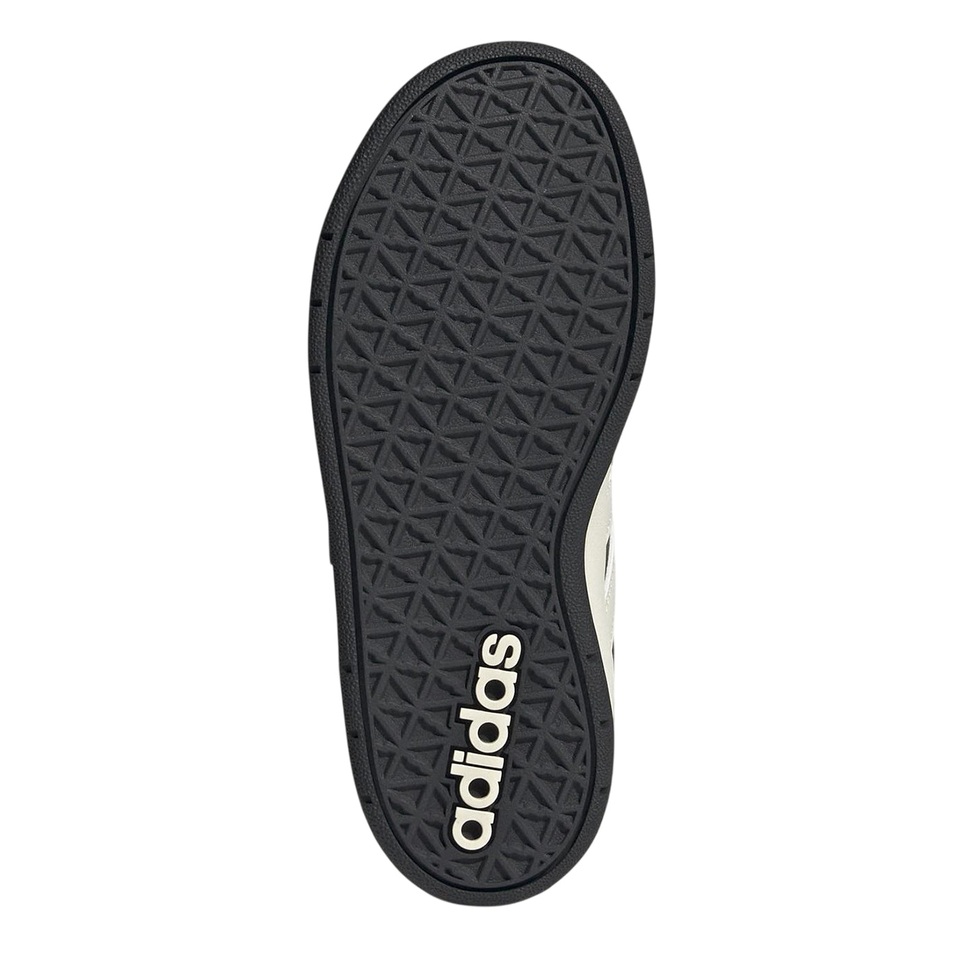 Black-White-Carbon - Side - Adidas Childrens-Kids Breakbase Low Trainers