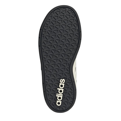 Black-White-Carbon - Side - Adidas Childrens-Kids Breakbase Low Trainers