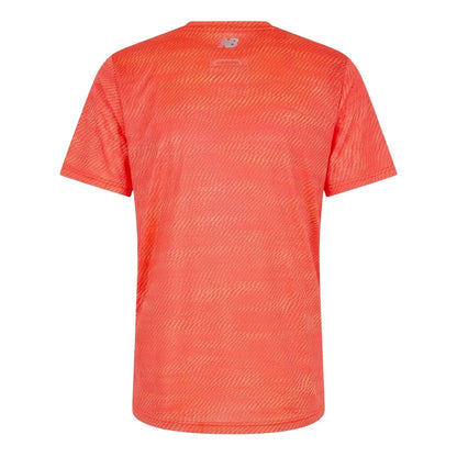 Red - Back - New Balance Mens Sport Top