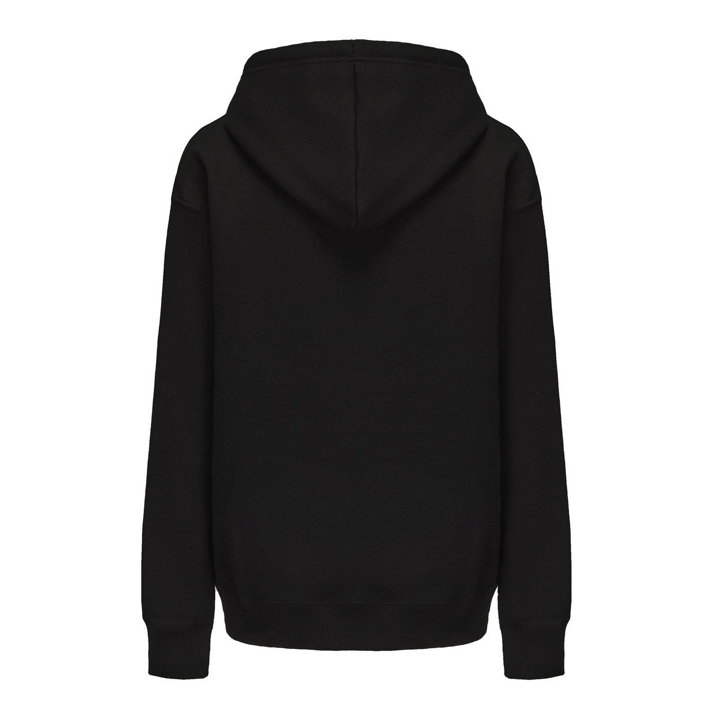 Black - Back - Firetrap Mens Hooded Regular Drawstring Hoodie