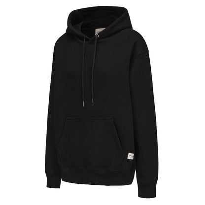 Black - Side - Firetrap Mens Hooded Regular Drawstring Hoodie