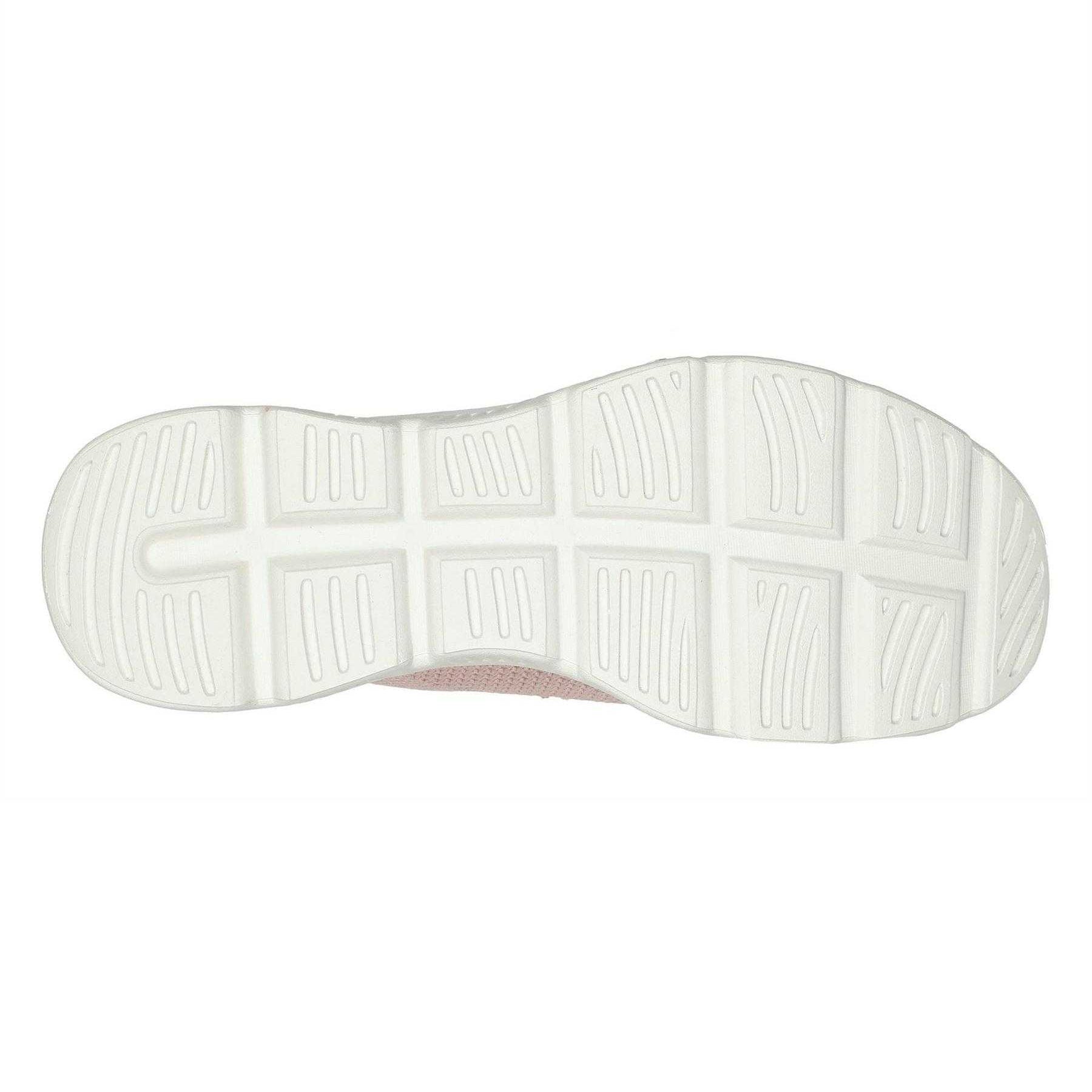 Blush - Back - Skechers Womens-Ladies Bobs Flat Trainers