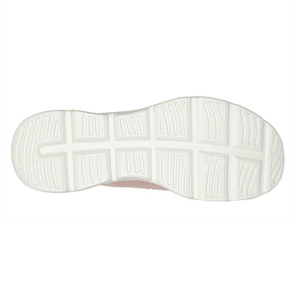 Blush - Back - Skechers Womens-Ladies Bobs Flat Trainers