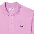 Pink - Side - Lacoste Mens L.12.12 Pique Slim Polo Shirt