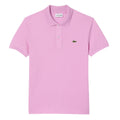 Pink - Front - Lacoste Mens L.12.12 Pique Slim Polo Shirt
