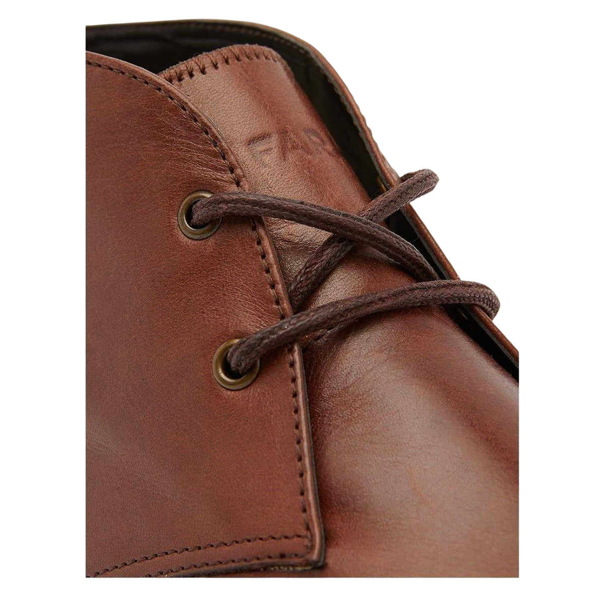 Brown - Pack Shot - Farah Mens Jonah Leather Chukka Boots