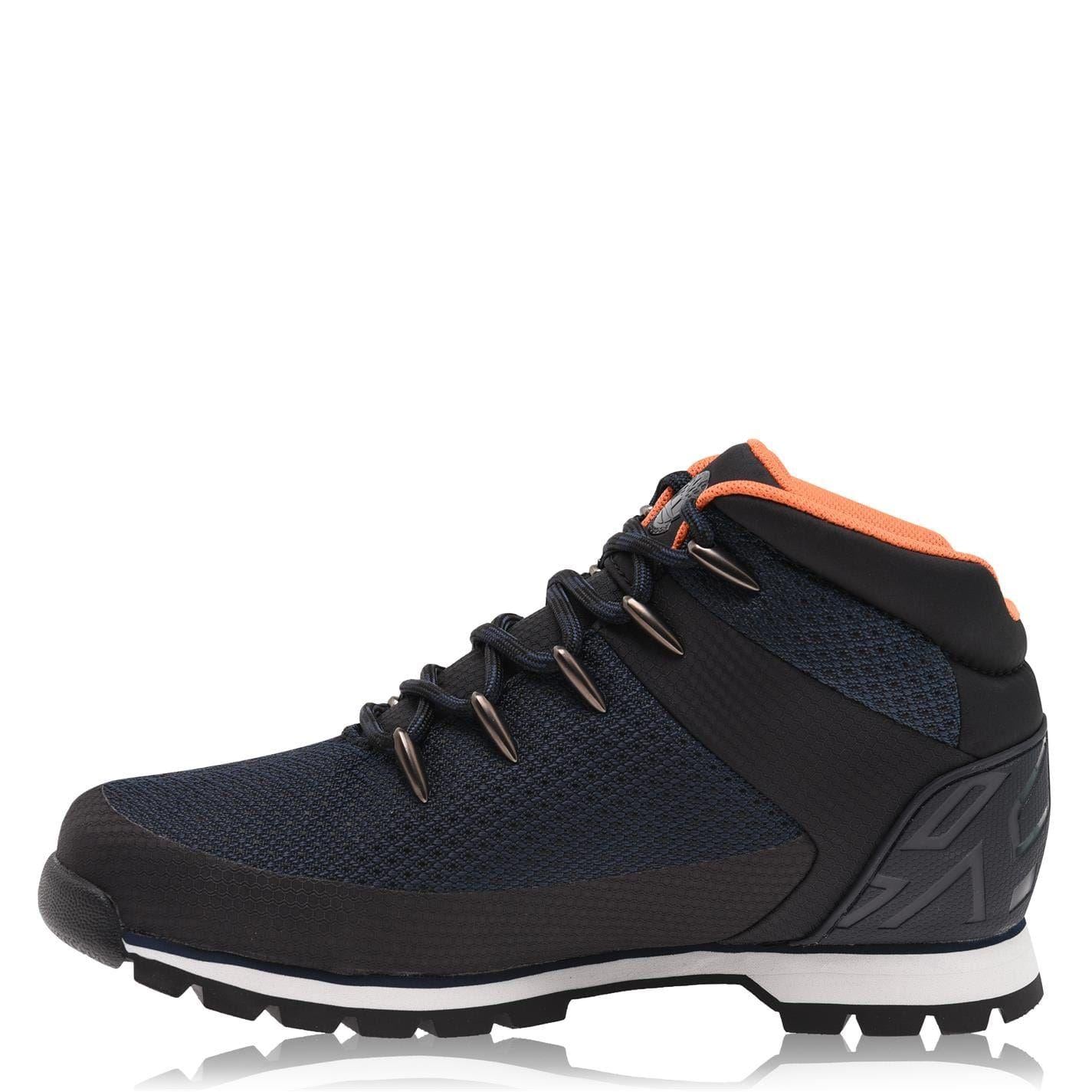 Navy Blue - Back - Timberland Mens Euro Sprint Textile Hiking Boots