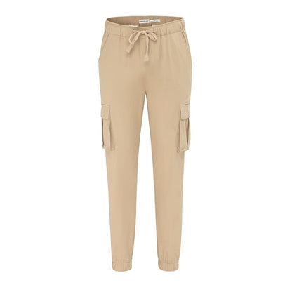 Beige - Front - SoulCal Mens Straight Leg Cargo Trousers