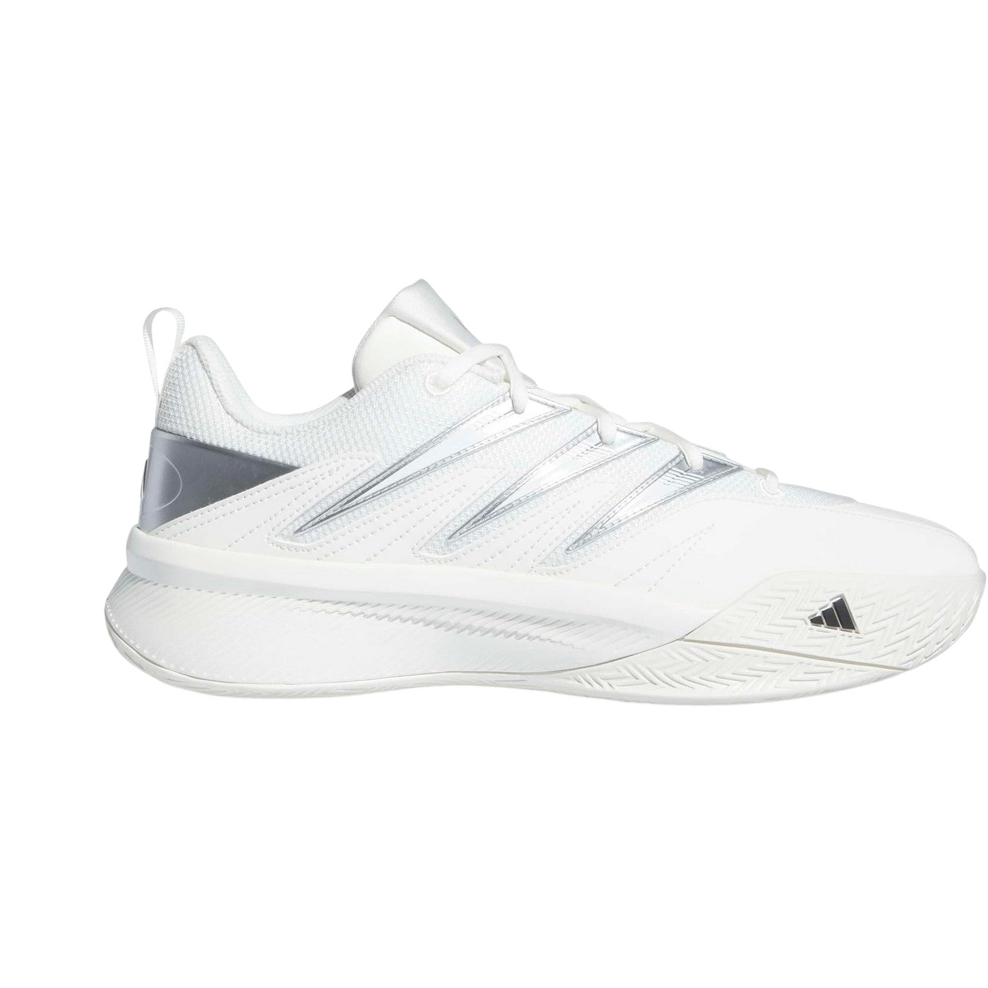 White - Front - Adidas Mens Dame Trainers