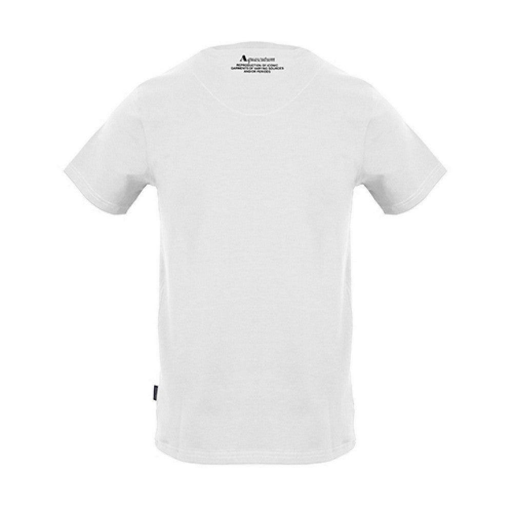 White - Back - Aquascutum Mens London Graphic Print T-Shirt