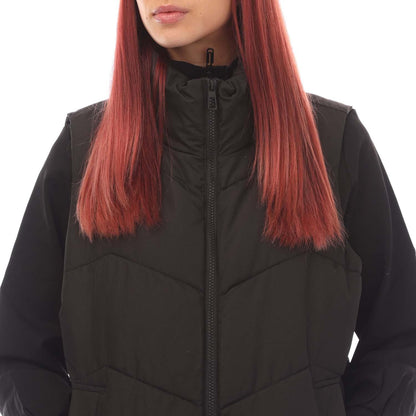 Black - Side - Vero Moda Womens-Ladies Ligaeva Gilet