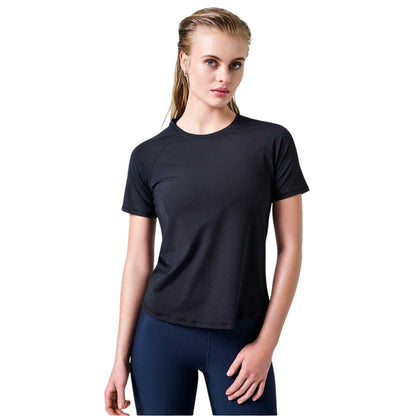 Black - Lifestyle - Casall Womens-Ladies Essential Performance Gym Top