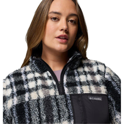 Black - Lifestyle - Columbia Womens-Ladies Funnel Neck Sweatshirt