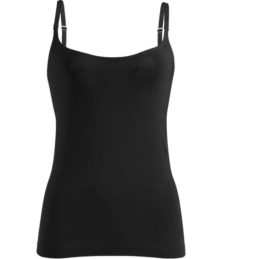 Black - Front - Wolford Womens-Ladies Sleeveless Everyday Vest Top