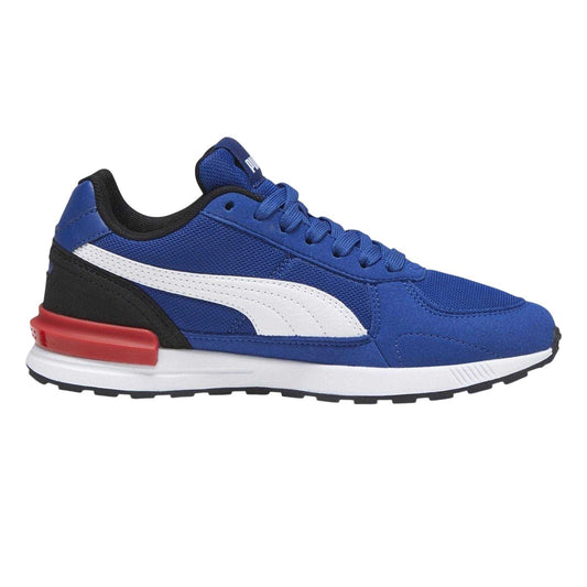 Blue-White-Black - Front - Puma Childrens-Kids Graviton Trainers