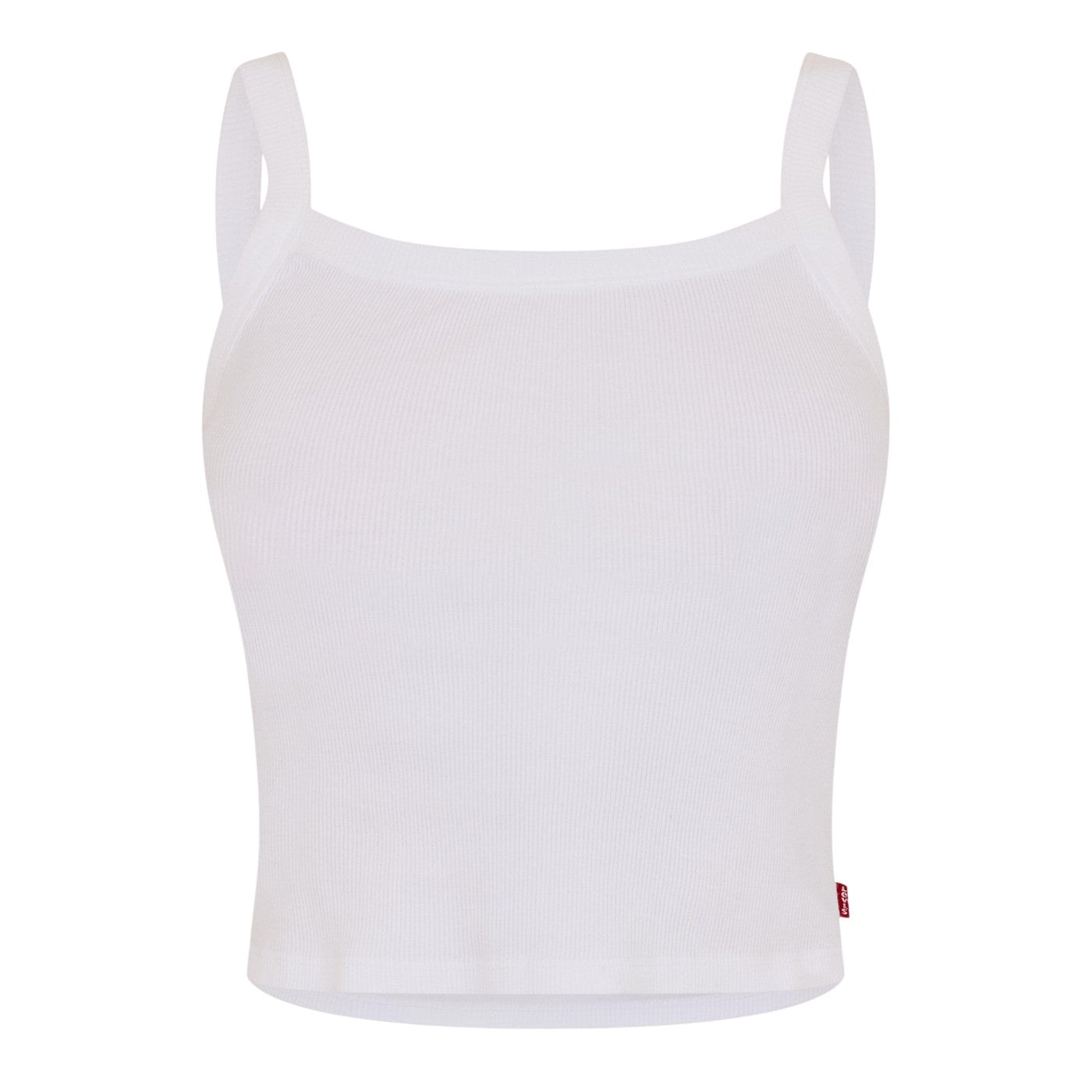 White - Front - Levis Womens-Ladies Sporty Tank Top