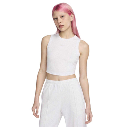 Grey Marl - Front - Nike Womens-Ladies Sleeveless Tank Top