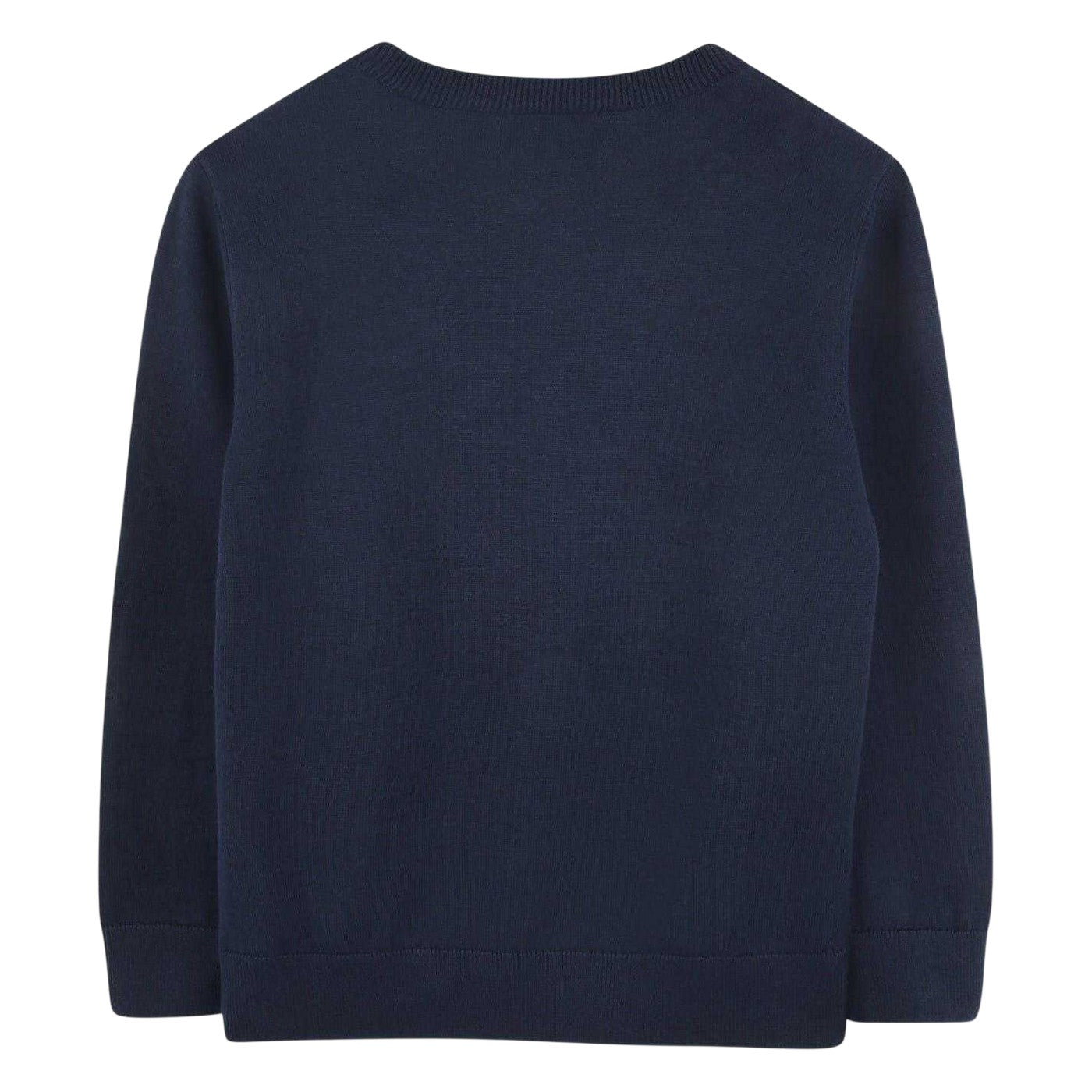 Navy - Back - Boss Childrens-Kids Logo Crew Neck Sweatshirt