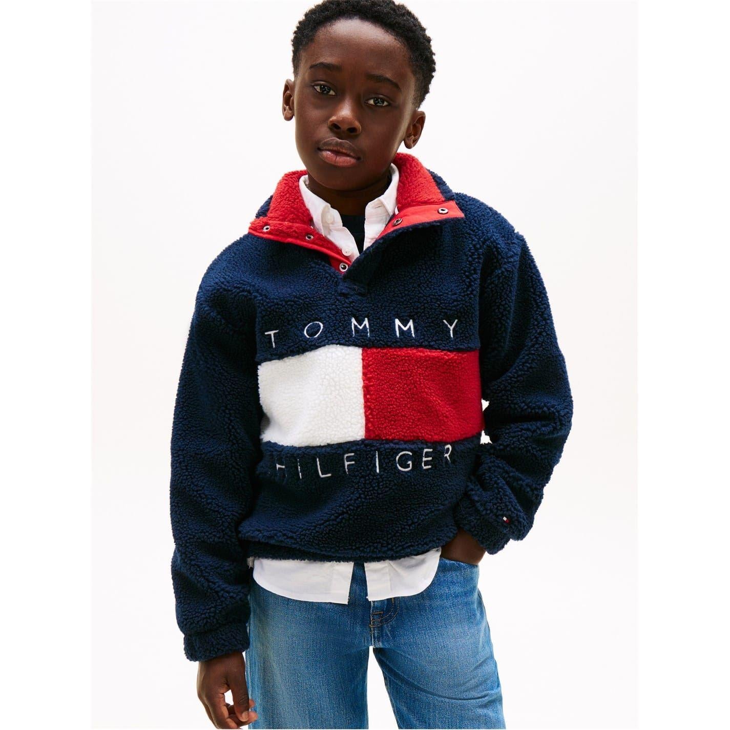 Heritage - Lifestyle - Tommy Hilfiger Childrens-Kids Heritage Fleece Sweatshirt