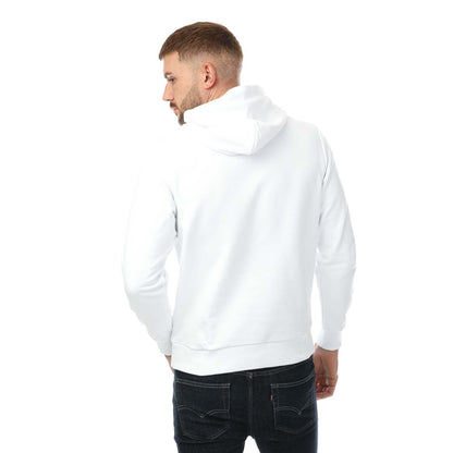 White - Back - Diesel Mens S-Girk Cuty Felpa Hoodie