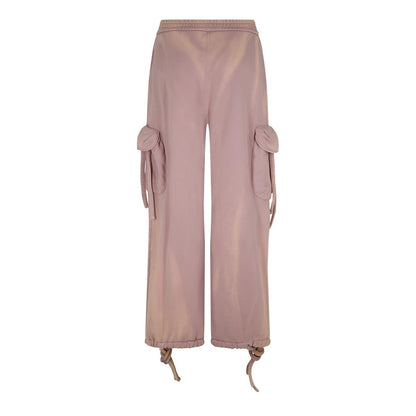 Nude - Back - Off White Womens-Ladies Laundry Cargo Trousers