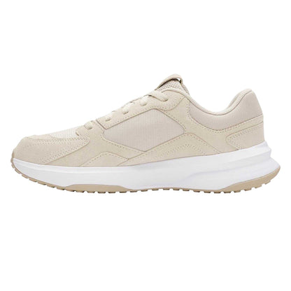Khaki Green - Side - Under Armour Mens Edge Suede Trainers