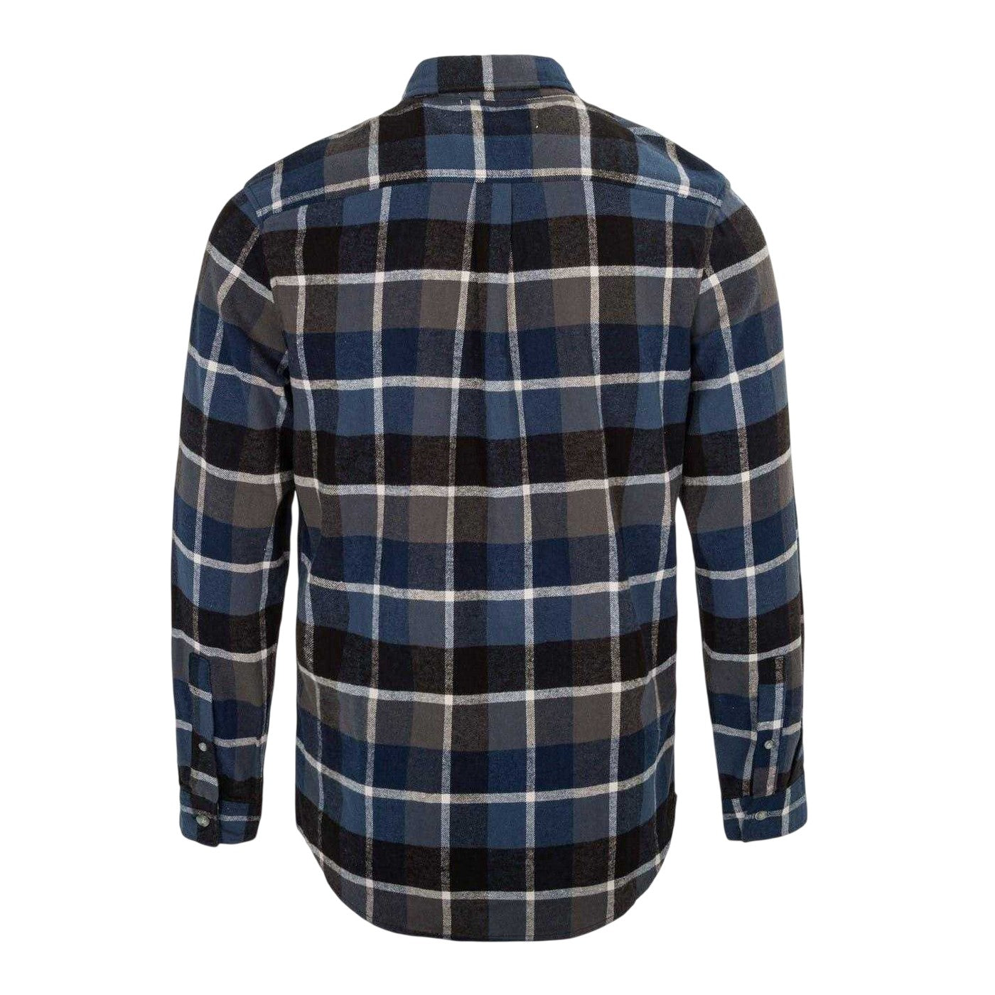Blue-Black - Back - Firetrap Mens Checkered Shirt