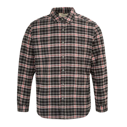 Black-Grey - Front - Firetrap Mens Checkered Shirt