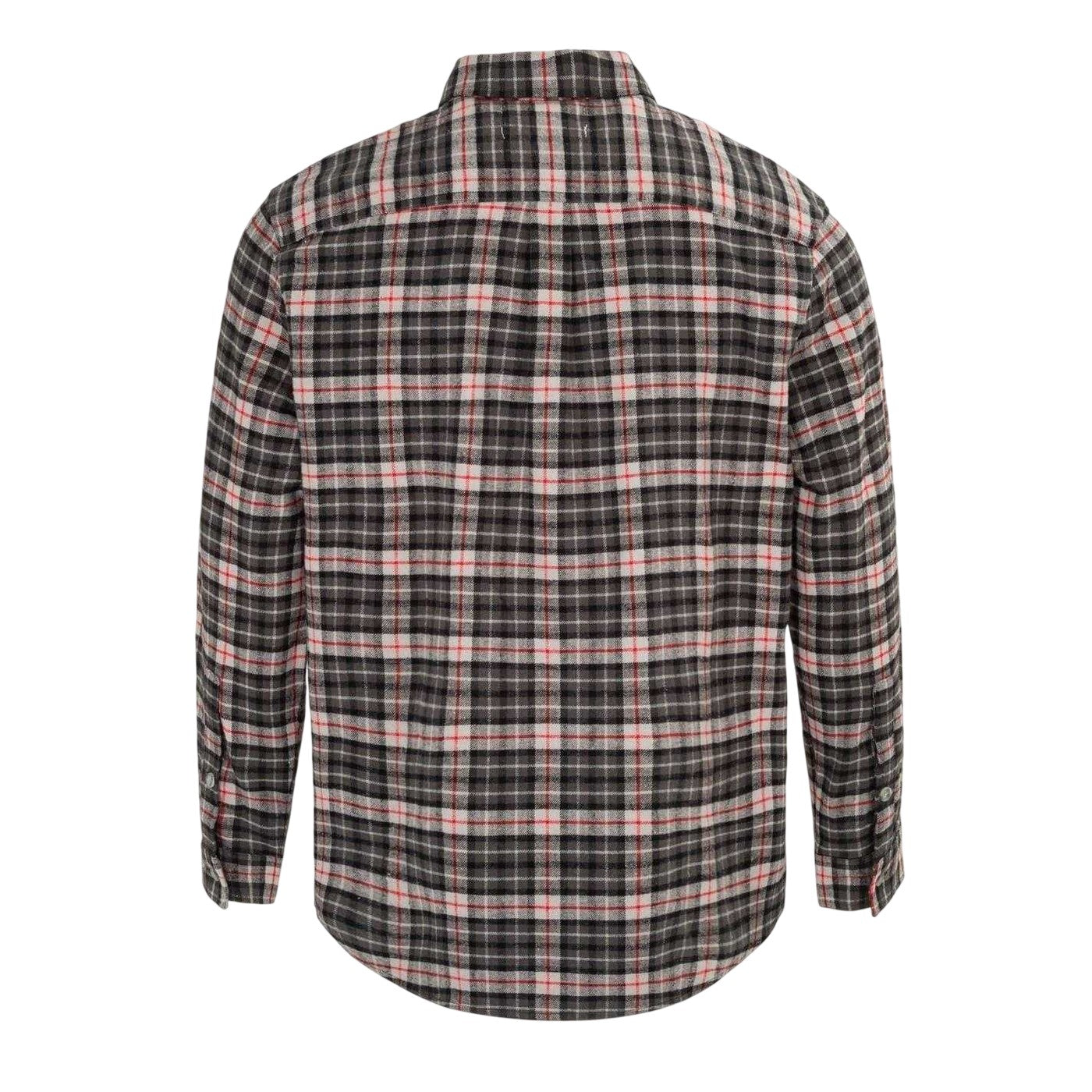 Black-Grey - Back - Firetrap Mens Checkered Shirt