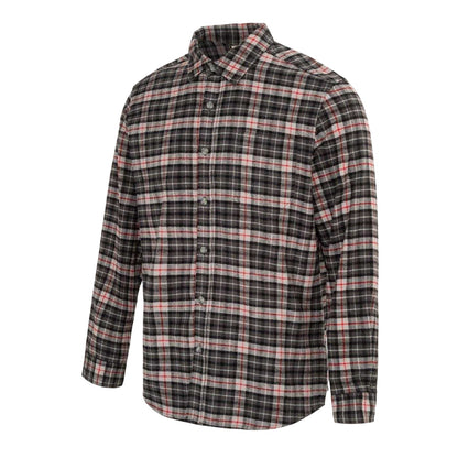 Black-Grey - Side - Firetrap Mens Checkered Shirt