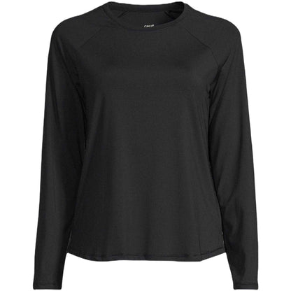 Black - Front - Casall Womens-Ladies Performance Long-Sleeved Gym Technical Top