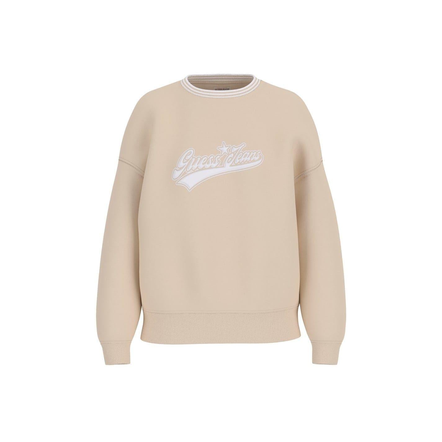 Biscotti - Front - Guess Womens-Ladies Embroidered Logo Sweatshirt