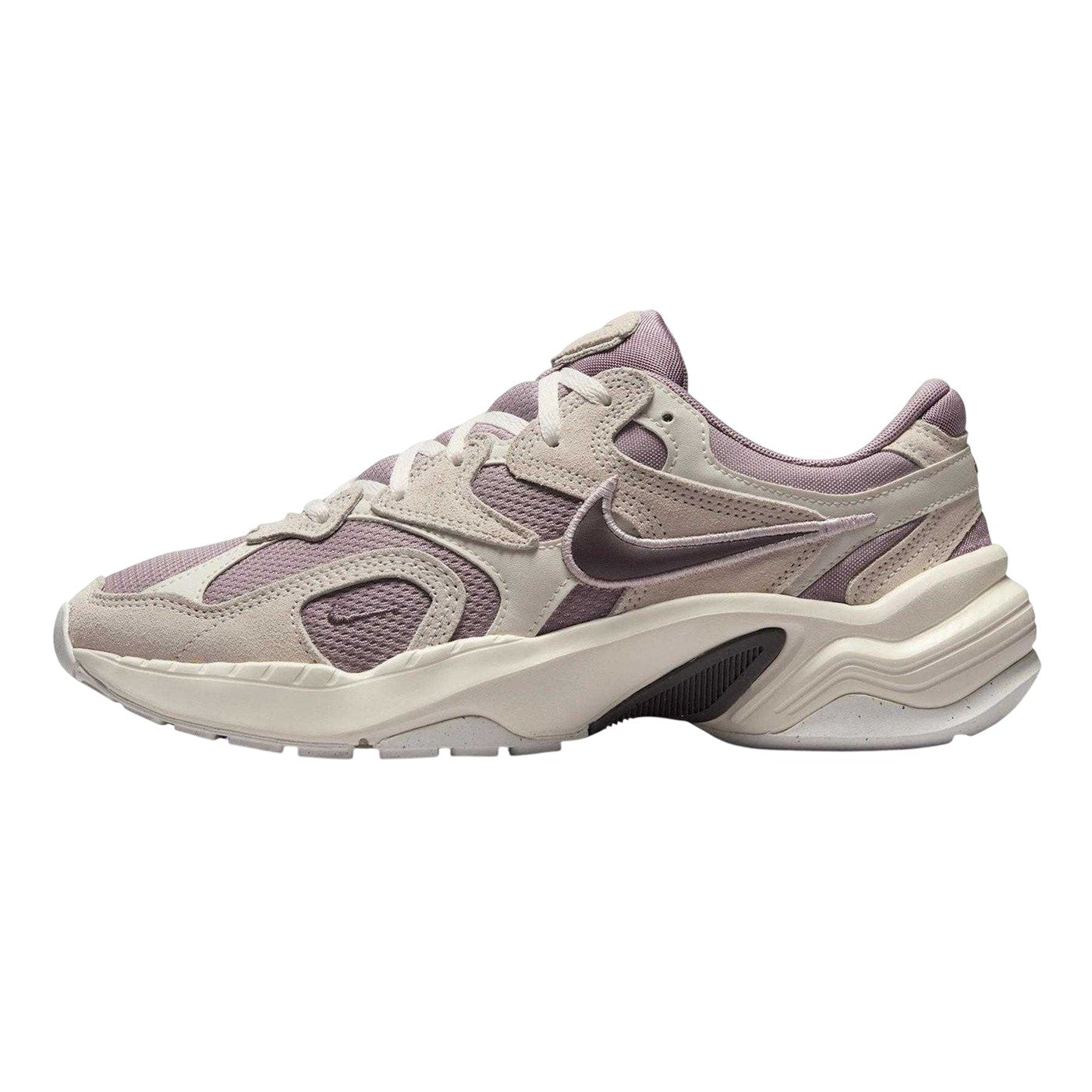 Violet Purple - Side - Nike Womens-Ladies Al8 Suede Chunky Sole Trainers