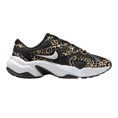 Black-Leopard - Front - Nike Womens-Ladies Al8 Suede Chunky Sole Trainers