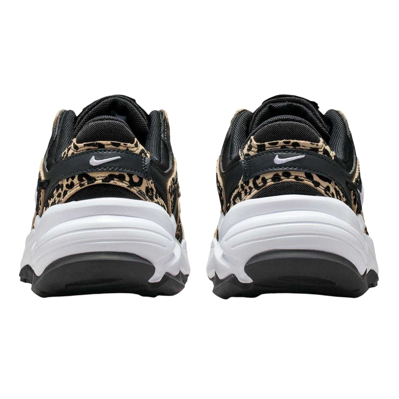 Black-Leopard - Back - Nike Womens-Ladies Al8 Suede Chunky Sole Trainers