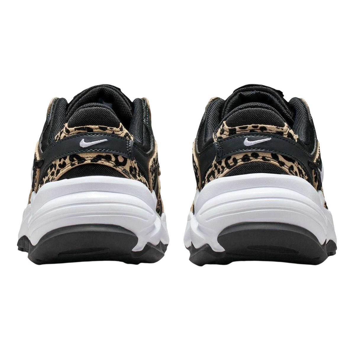 Black-Leopard - Back - Nike Womens-Ladies Al8 Suede Chunky Sole Trainers