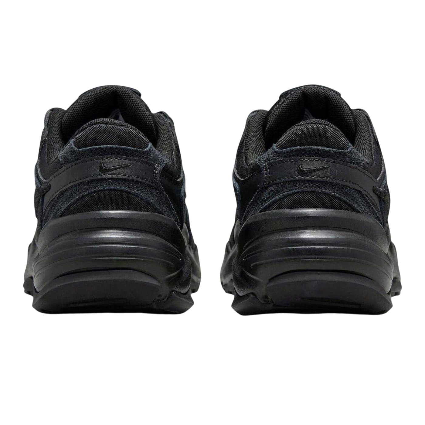 Triple Black - Back - Nike Womens-Ladies Al8 Suede Chunky Sole Trainers