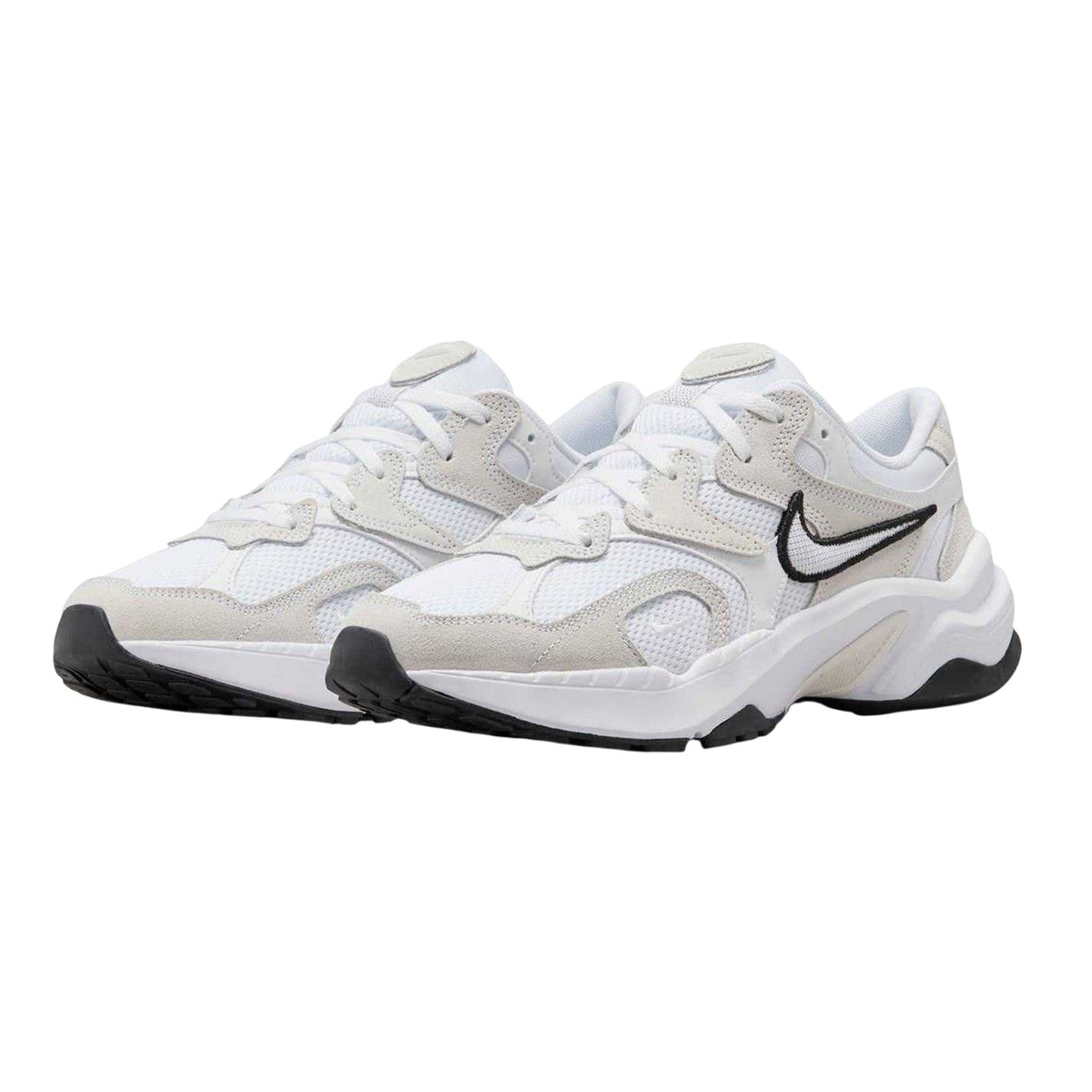 White-Black - Lifestyle - Nike Womens-Ladies Al8 Suede Chunky Sole Trainers
