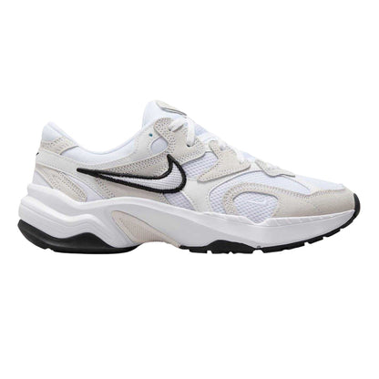 White-Black - Front - Nike Womens-Ladies Al8 Suede Chunky Sole Trainers