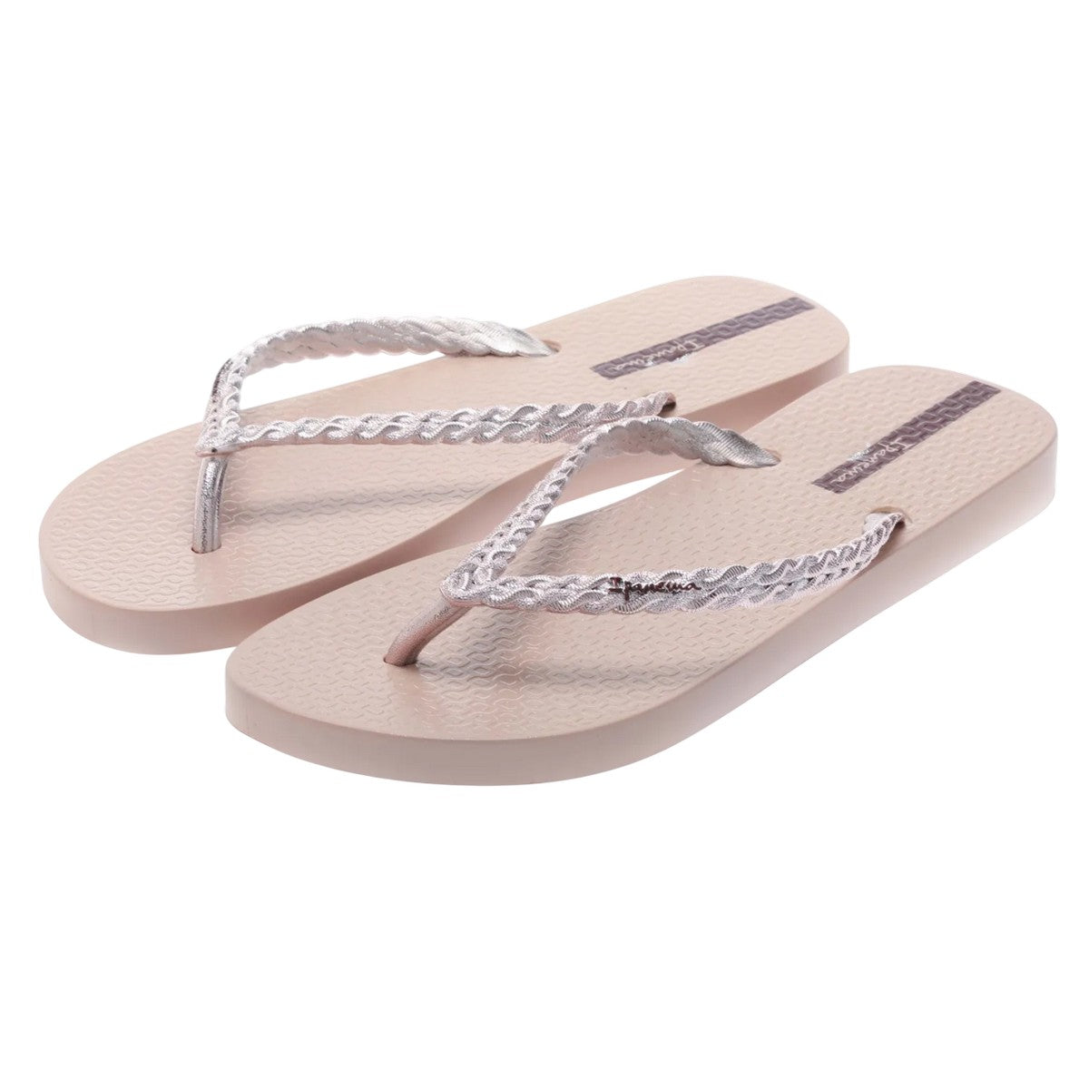 Rose Gold - Pack Shot - Ipanema Unisex Adult Exuberance Chrome Flip Flops