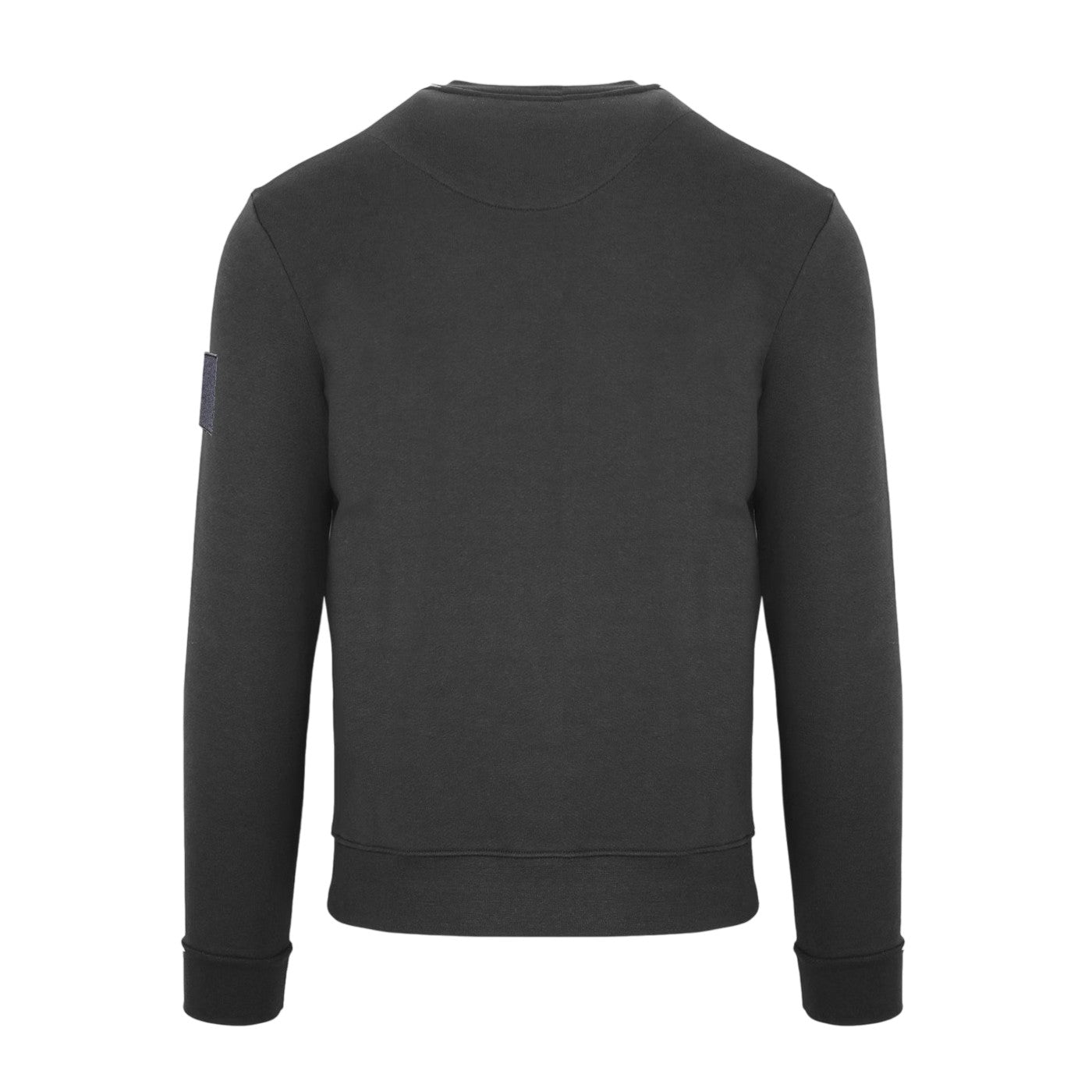 Black - Back - Aquascutum Mens Round Neck Relaxed Fit Sweatshirt