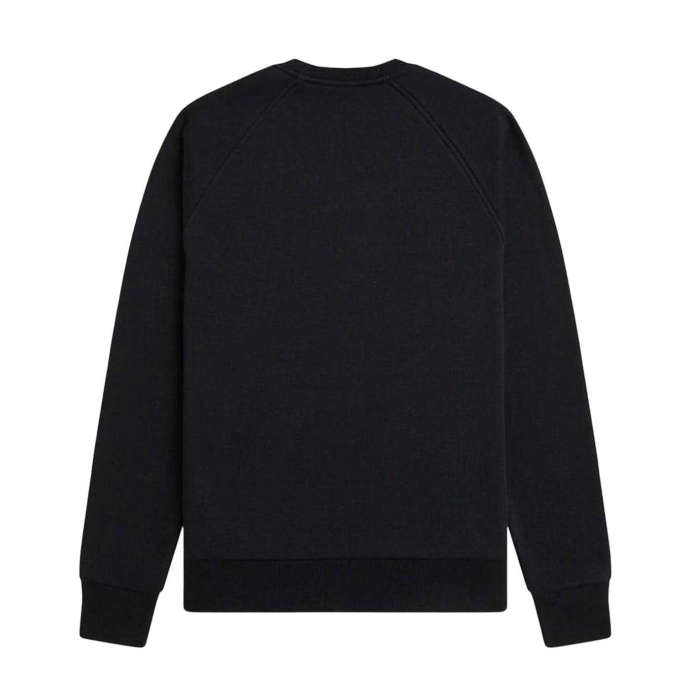 Black - Back - Fred Perry Mens Embroidered Logo Sweatshirt